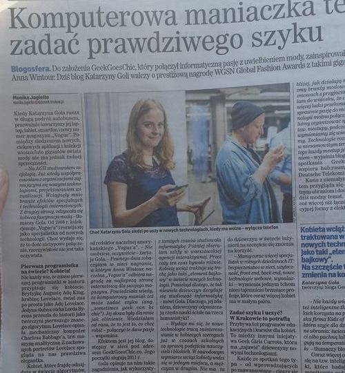 Kasia Gola dziennik polski