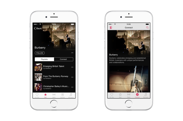 Burberry launches on Apple Music