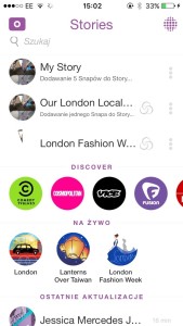 LFW Snapchat Printscreen