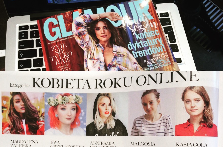 Kobieta Roku Glamour - Woman of the Year Glamour - Kasia Gola nomination